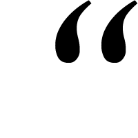 black quotation marks