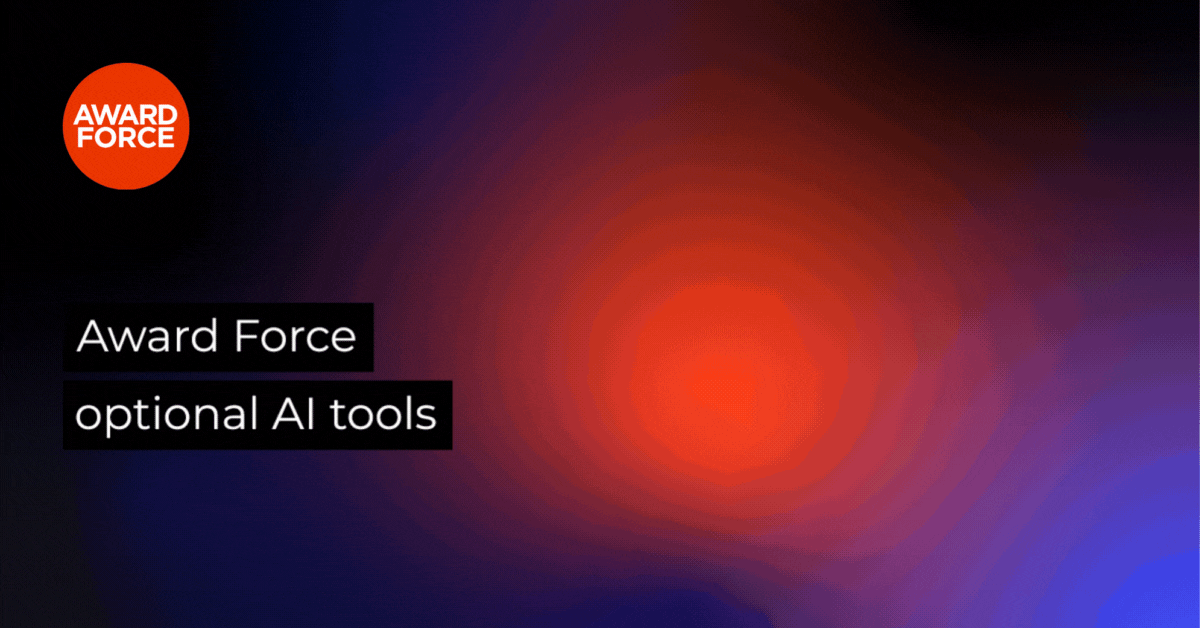Award Force interface showing how to switch to the new dashboard
