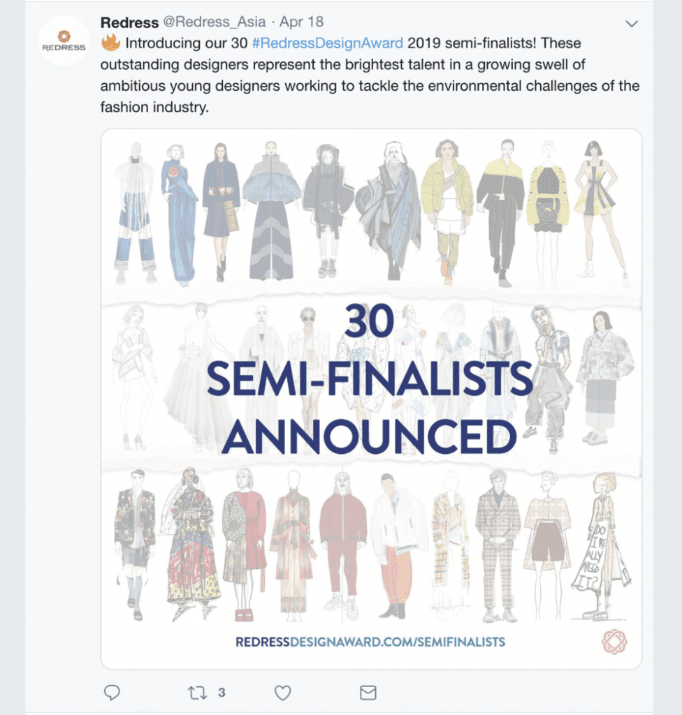 Twitter-Post von Redress