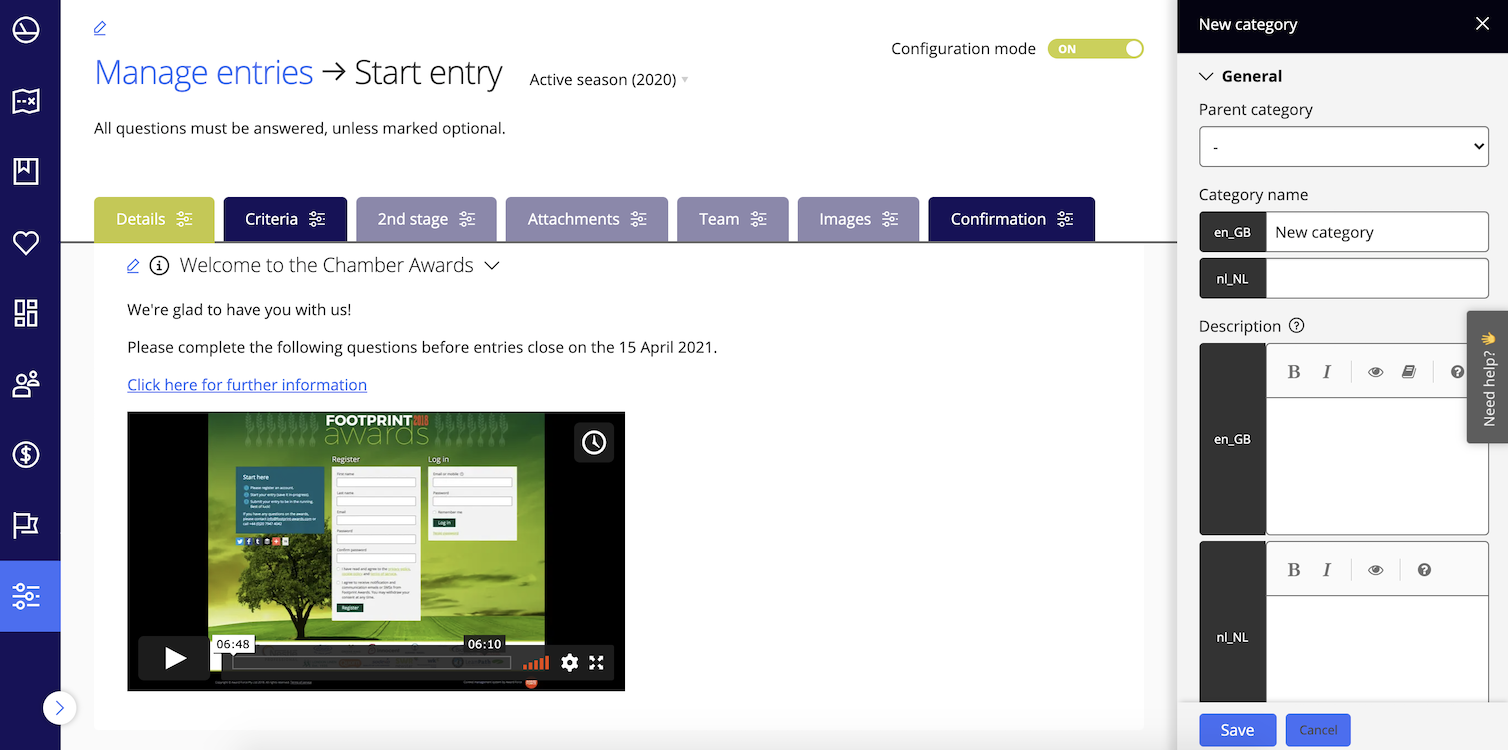Best-practice entry form design