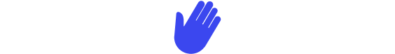 Image of blue hand waving