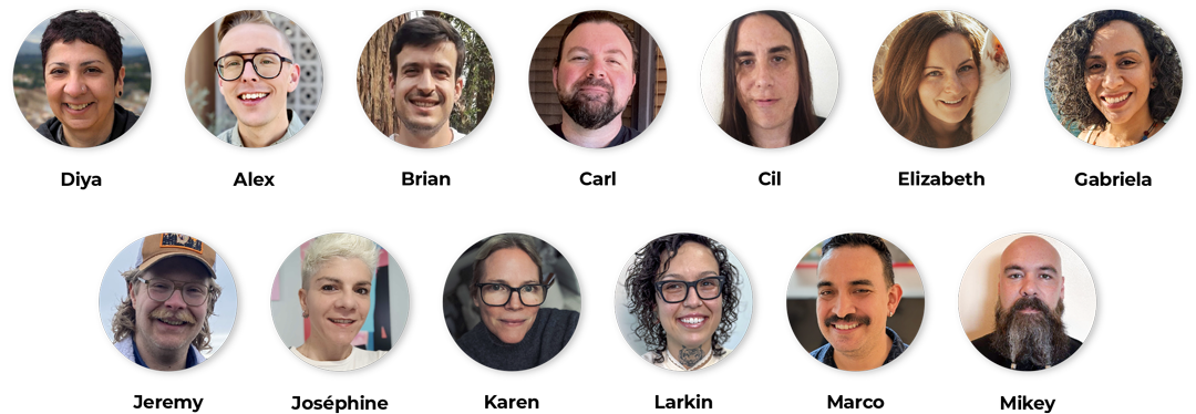 Das Award Force Client Success Team – Diya, Alex, Gabriela, Mikey, Josephine, Jeremy, Marco, Cil, Carl, Karen und Brian