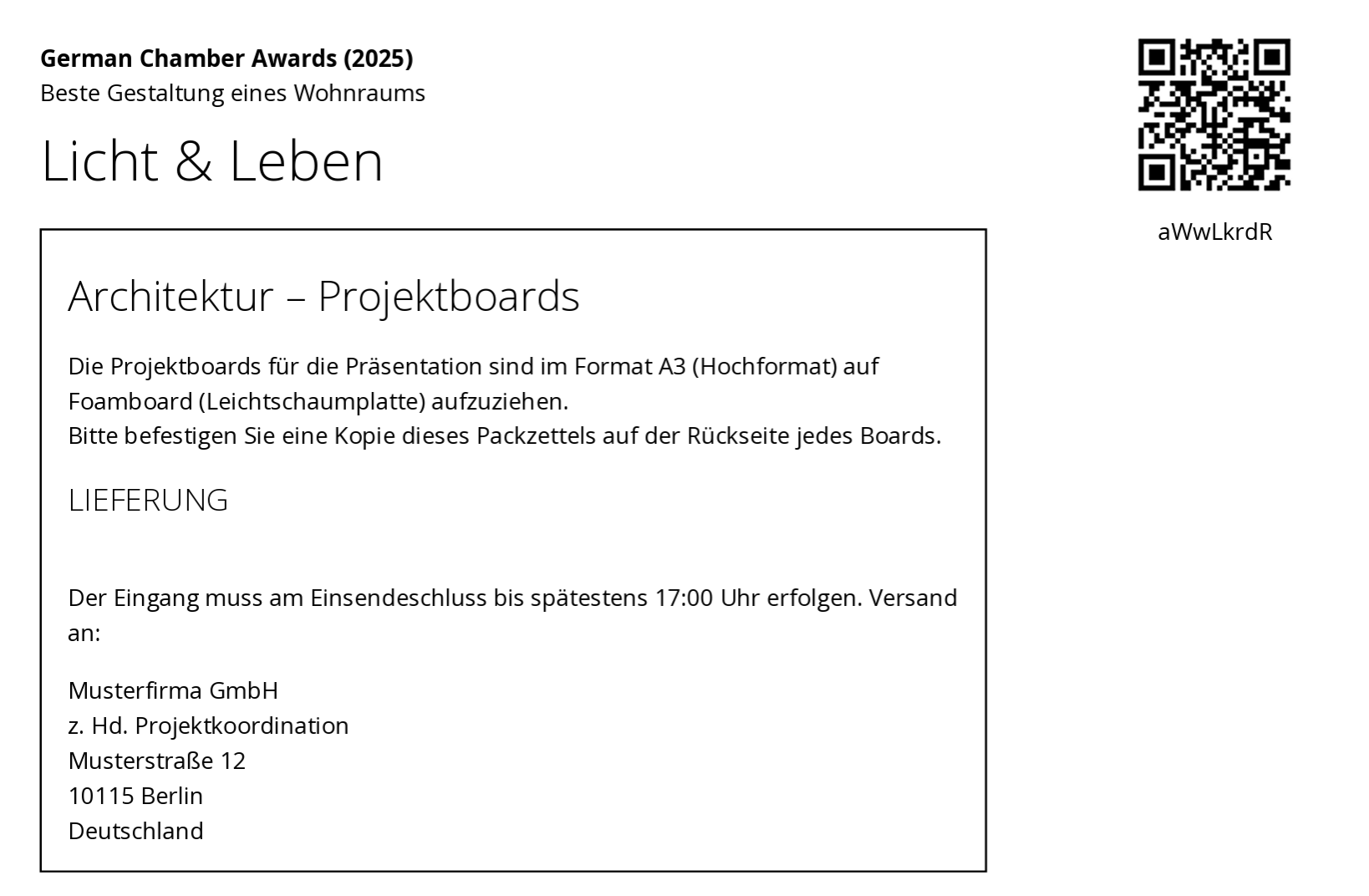 Bild von Awards Force Pre-Launch-Checks